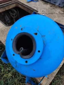 membrana pentru vas de expansiune montată incorect